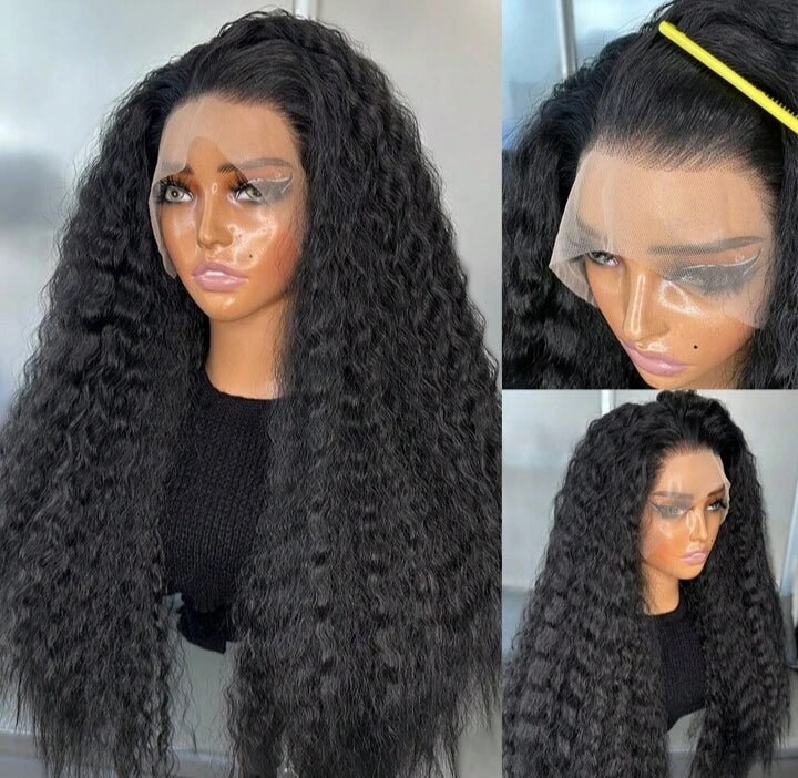 Long Wavy Water Wig - Human Blend