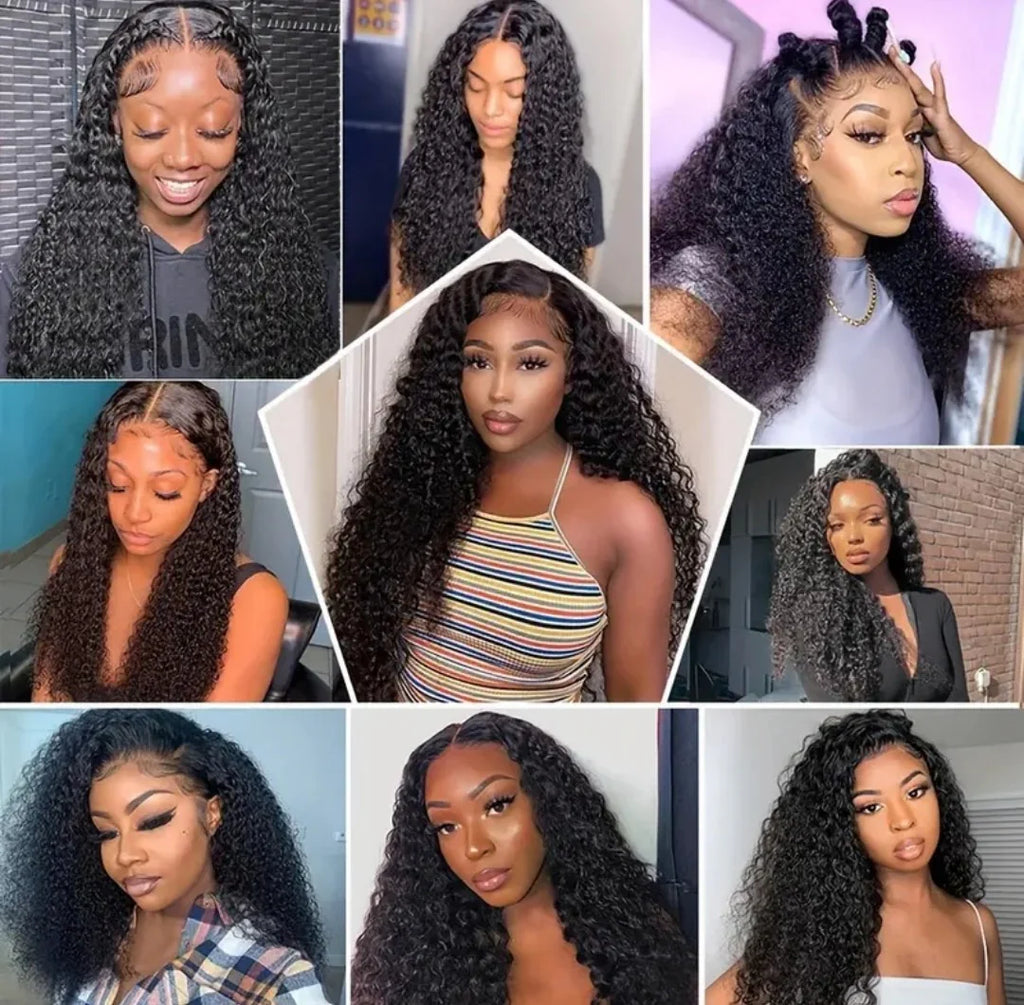 Brazilian Hair Water Wave Glueless Wig – 13x4 Full Frontal Lace
