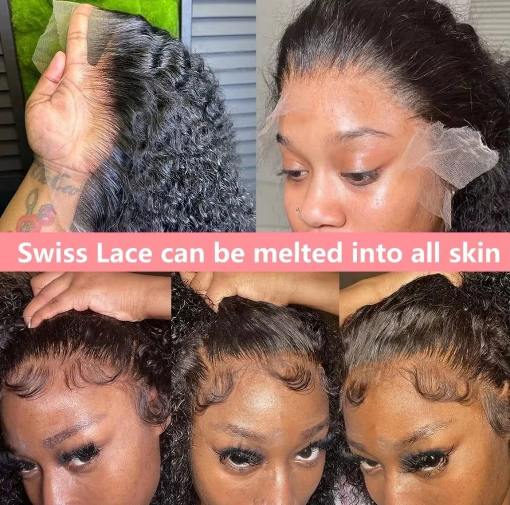 Brazilian Hair Water Wave Glueless Wig – 13x4 Full Frontal Lace