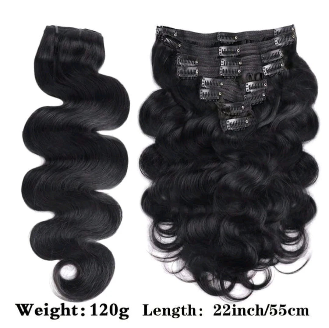 Black Wave Clip-In Extensions